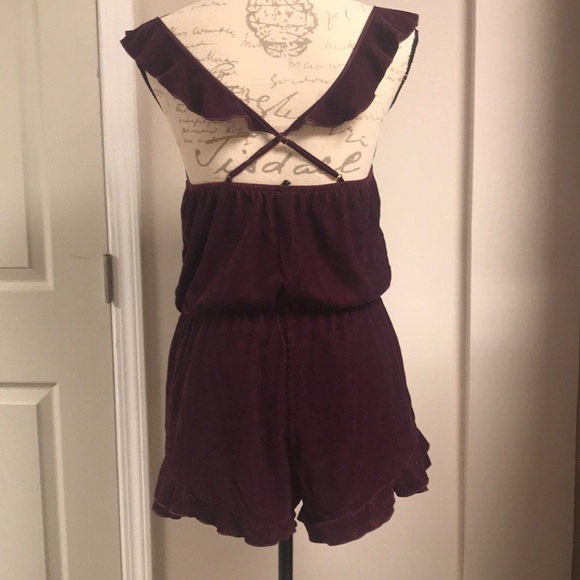 💕💕Victoria Secret Velvet Romper - Picture 5 of 6